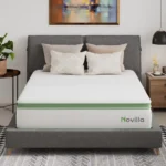 Novilla Snowfall 12 inch Queen size Mattress in a Box, Hybrid Medium Support Mattresses, Pocket Spring and CertiPUR-US, Pressure Relief & Motion Isolation